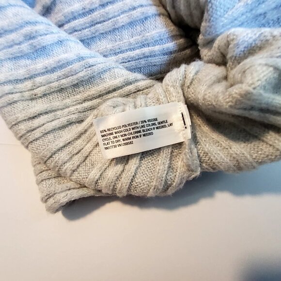 Wild Fable Grey Ribbed Knit Maxi Skirt Size S Recycled Polyester Blend - Picture 9 of 9